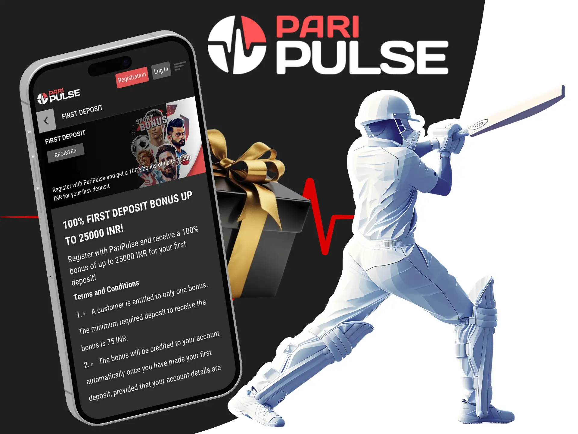 When betting on cricket, don't forget to take advantage of a good opportunity to multiply your winnings thanks to the bonus from PariPulse.