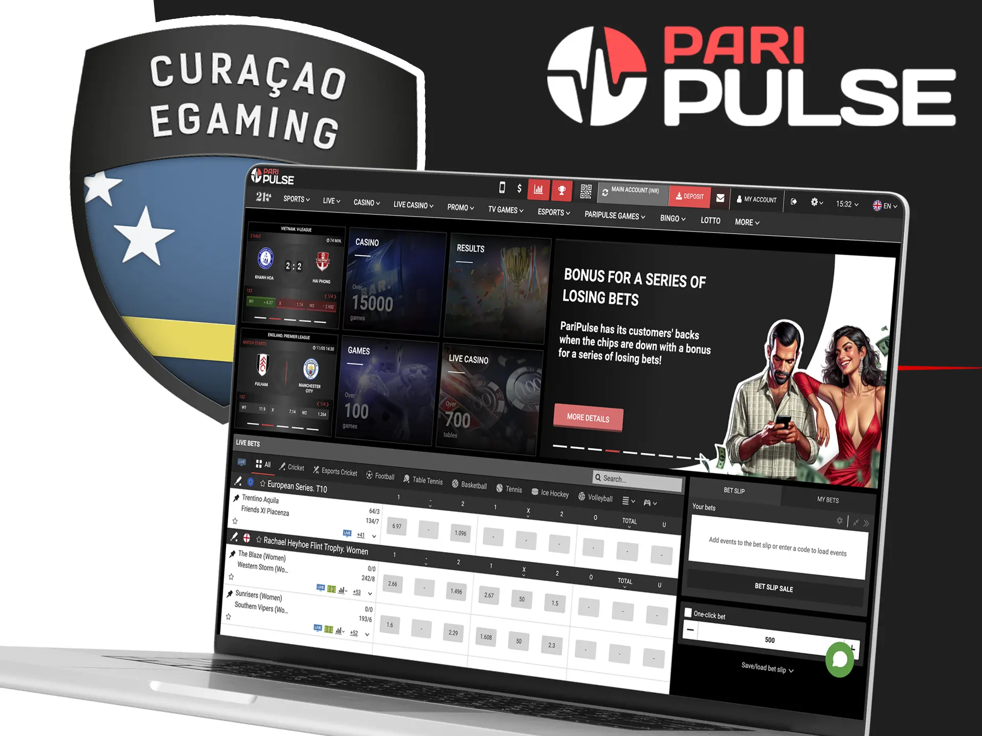 The big name PariPulse is on the lips of every gambler as this casino is highly secure and has all the necessary licences.