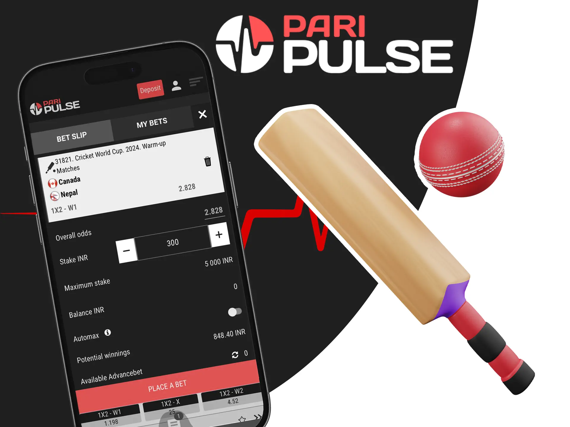 The large selection of odds and bets at PariPulse gives you a wide range of choices to maximise your profits.
