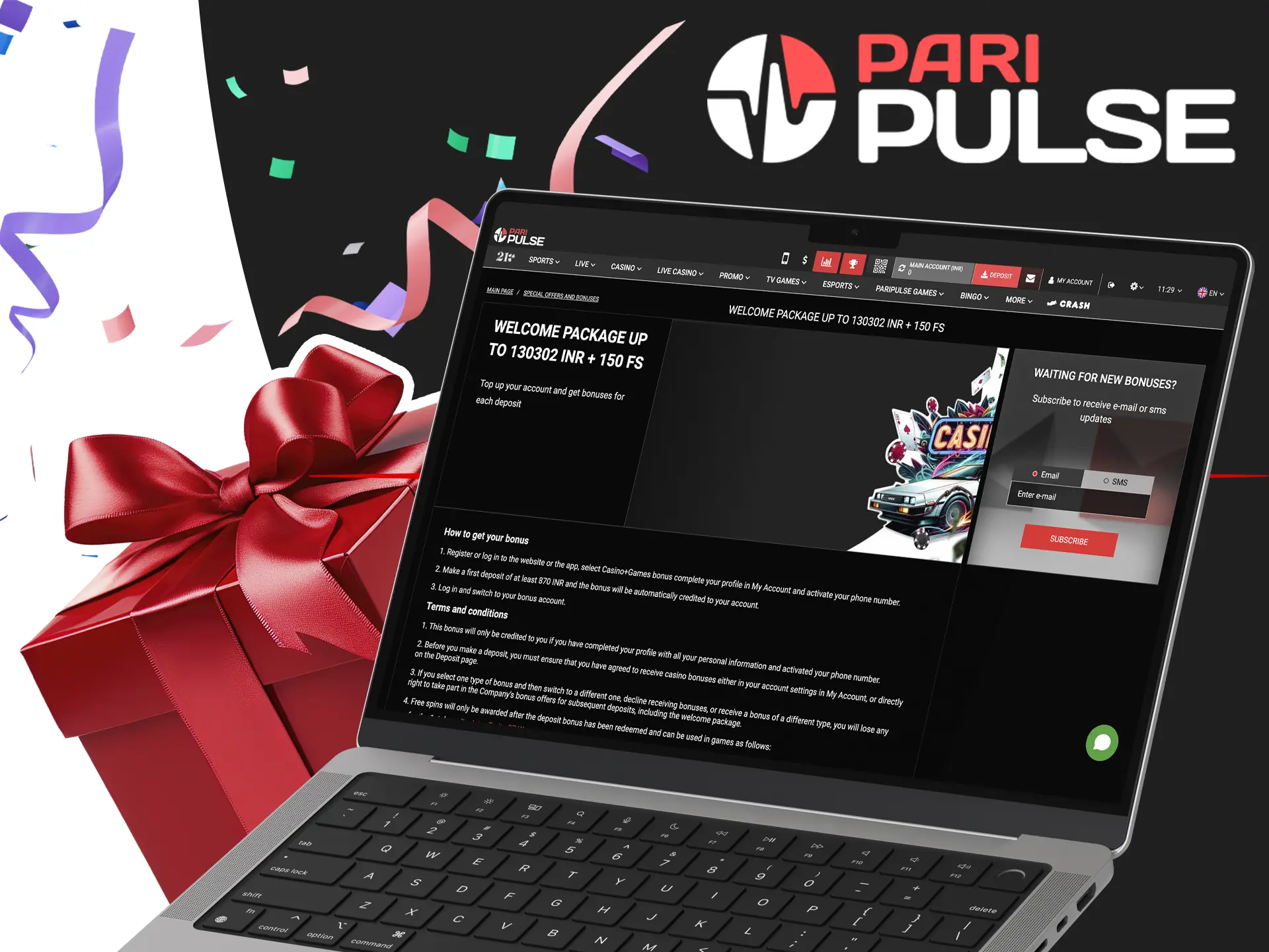 Fans of gambling and card games can pick up a bonus from PariPulse to place big bets and win significant amounts.
