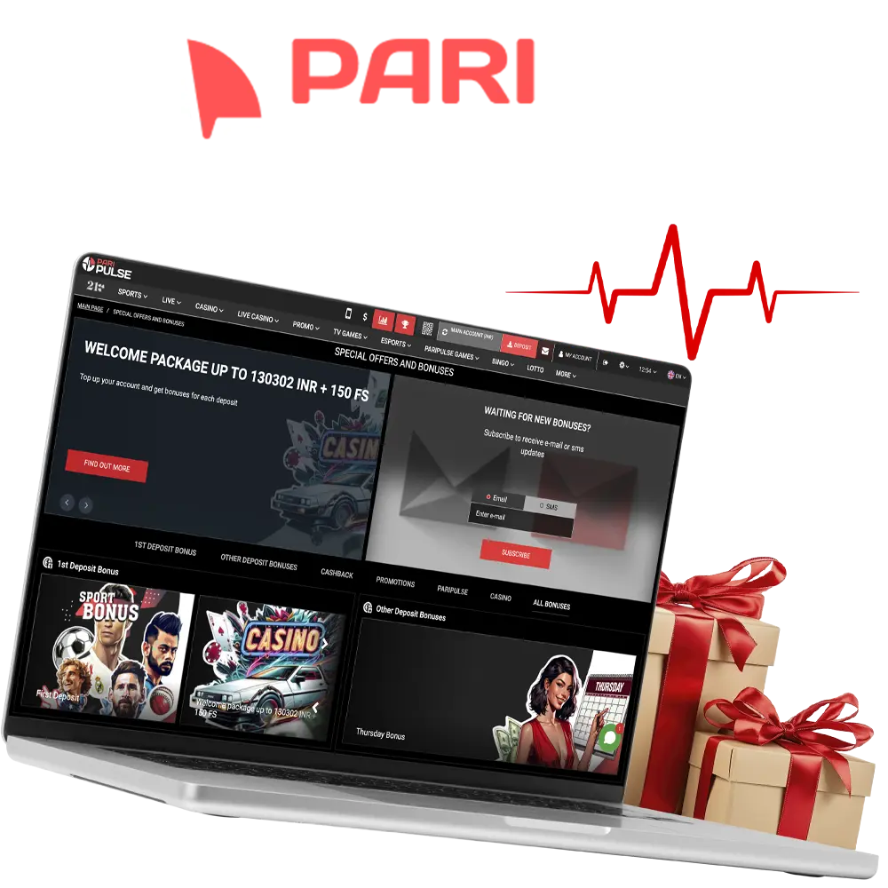 Get to know the bonus programme and promotions from PariPulse Casino.