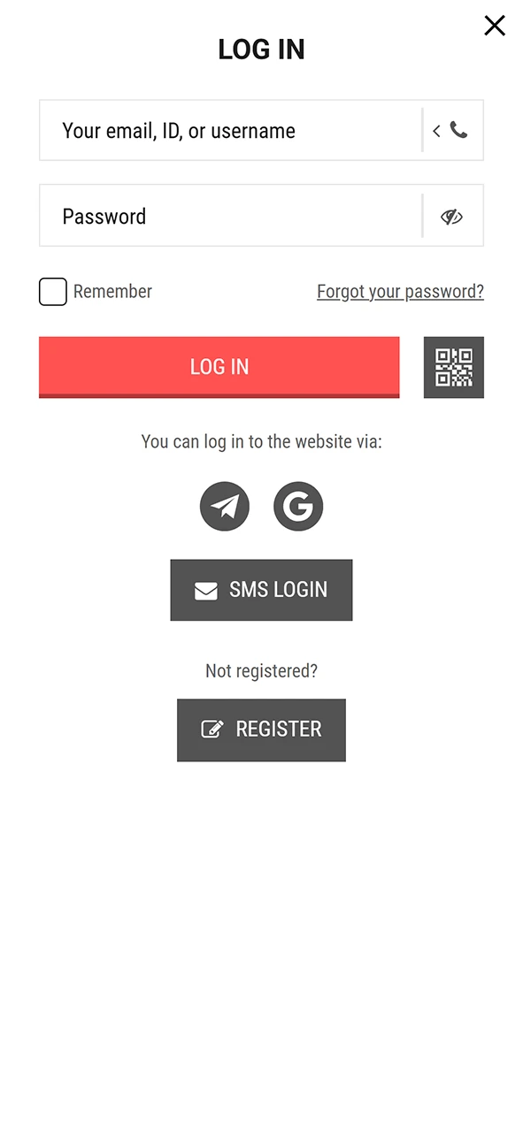 Register on the PariPulse platform.