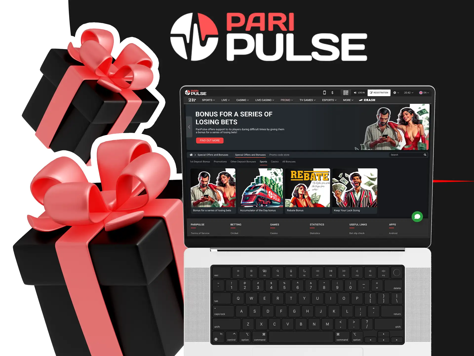 Claim exclusive bonuses for sports betting at PariPulse.
