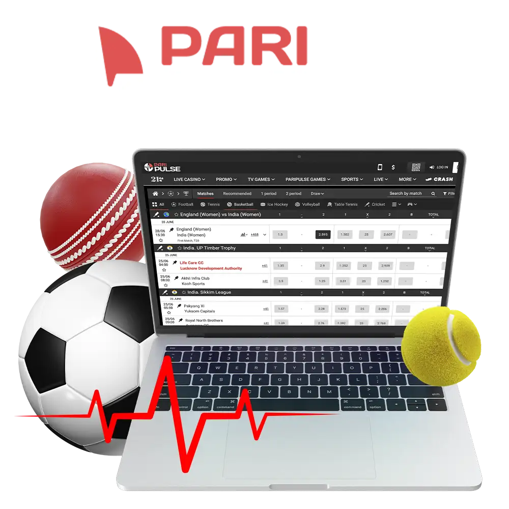 Start sports betting in India with PariPulse and win more.