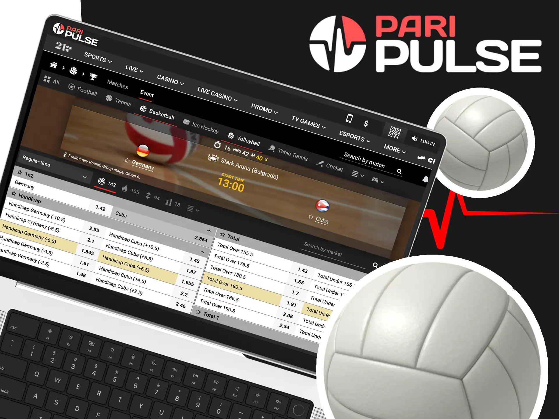 Spike your winnings with volleyball betting at PariPulse.