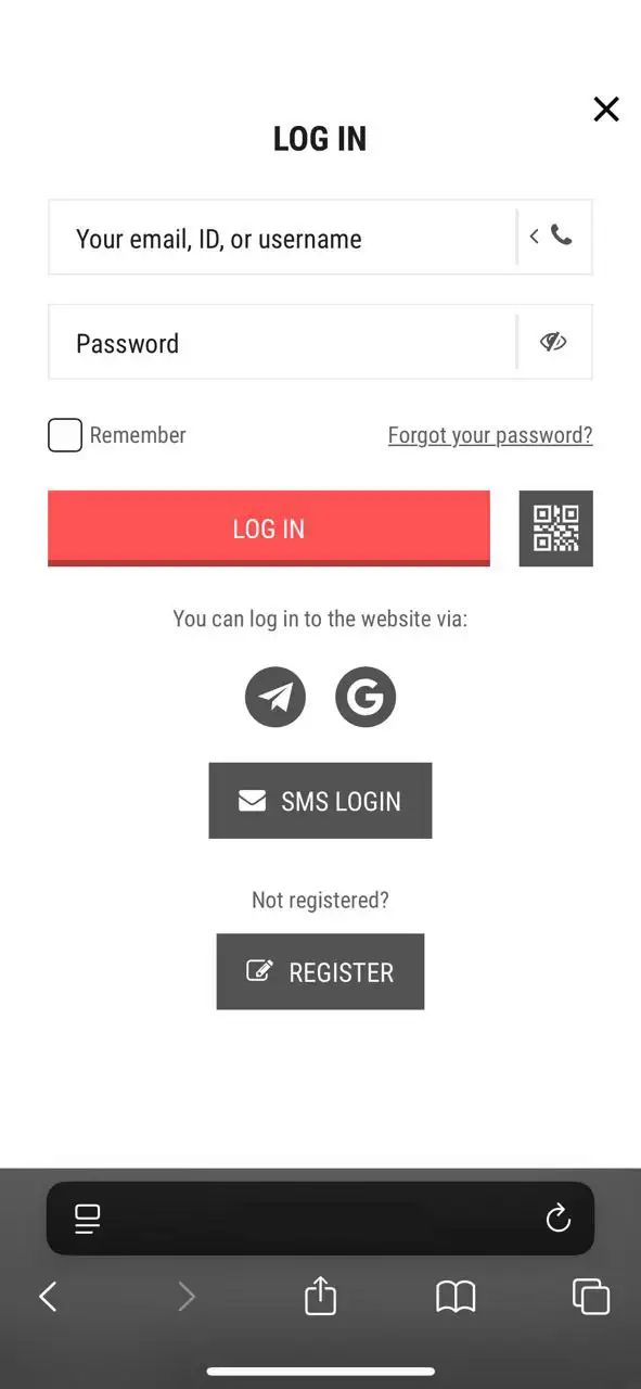 Sign in to your PariPulse account and access the app on iOS.