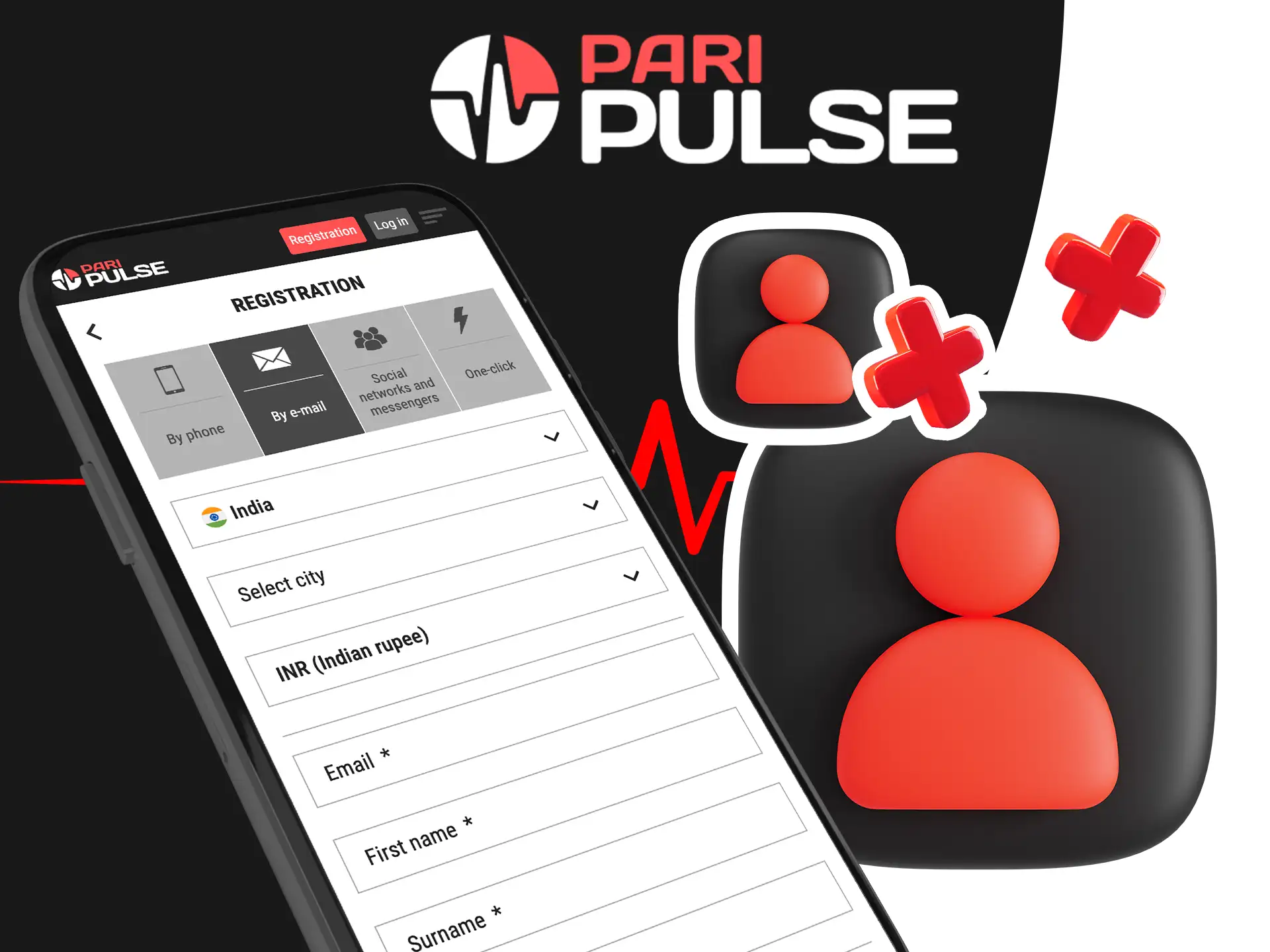 Register through the PariPulse app in just a few steps.
