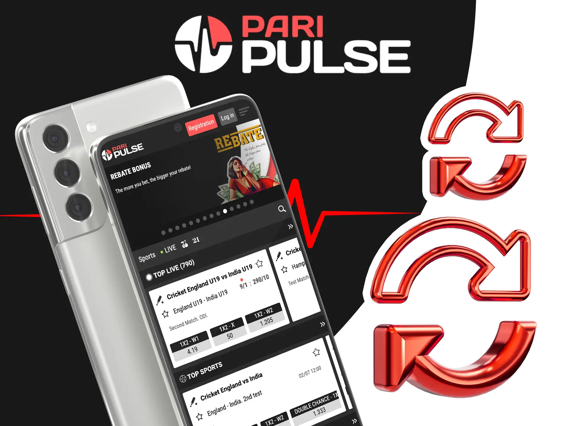 Update to the latest version of the PariPulse app for new features.