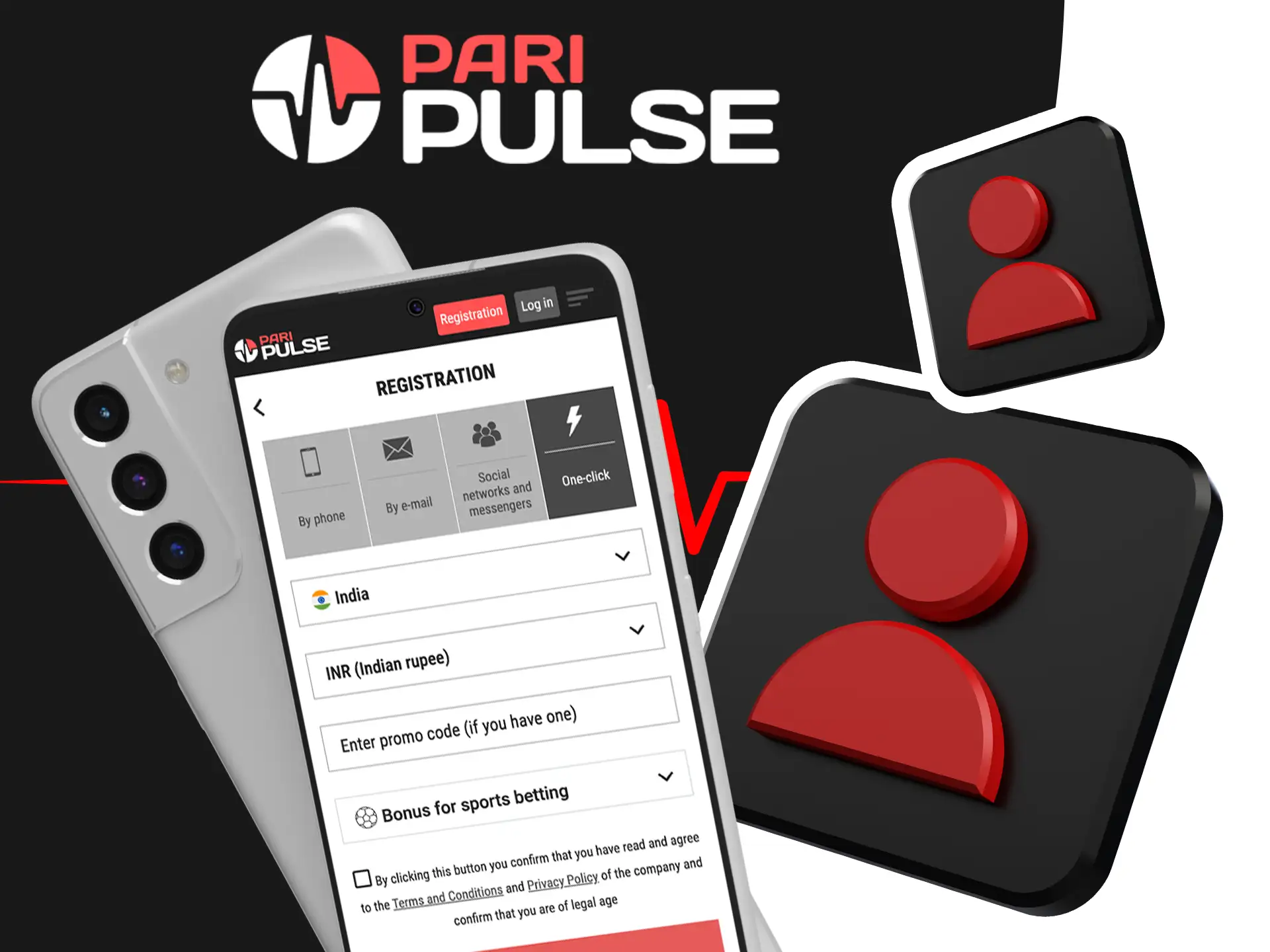 Register directly via the PariPulse app.