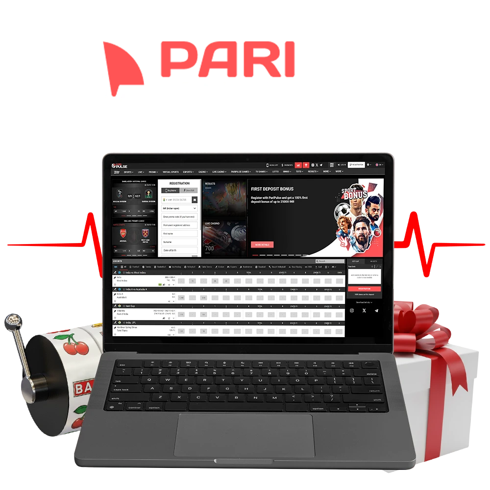 PariPulse is a legal betting site with a wide range of casino games, simple payments and a mobile app.